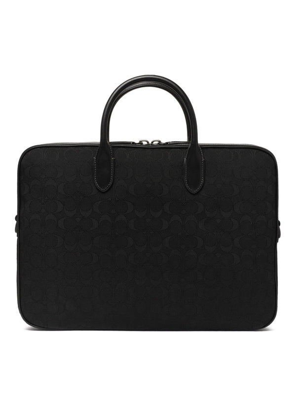Coach Black Brief Case