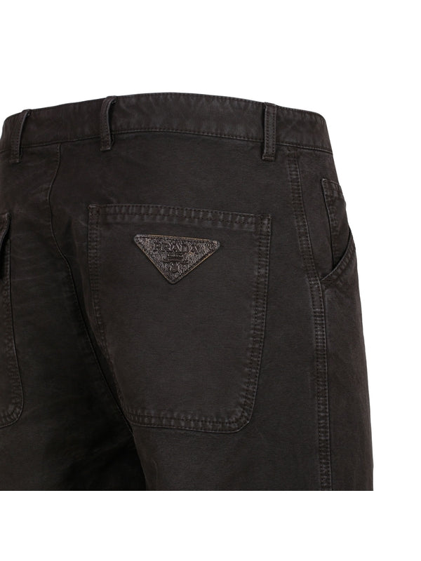Triangle Patch Pocket Pants