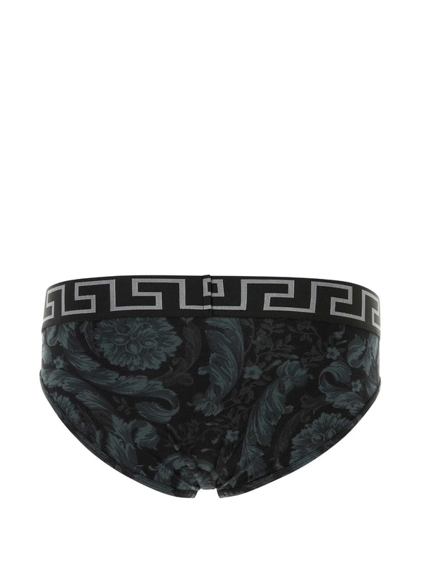 Barocco Greca Logo Band Underwear