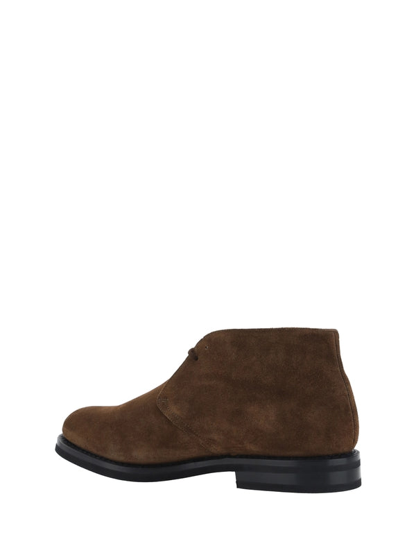 Suede Calfskin Desert
  Boots