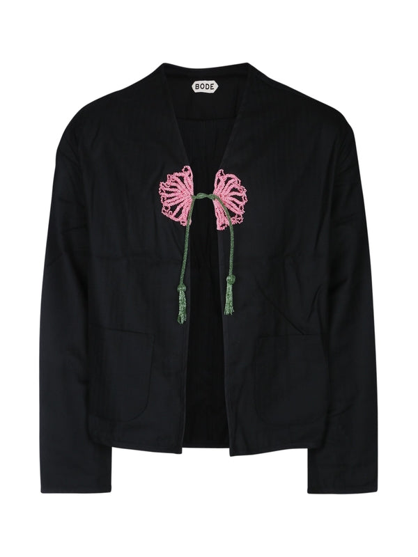 Floral Tassel Detail Jacket
