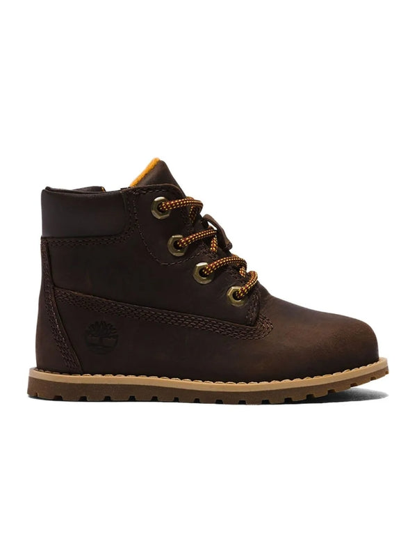 Timberland Brown Lace-Up Boots