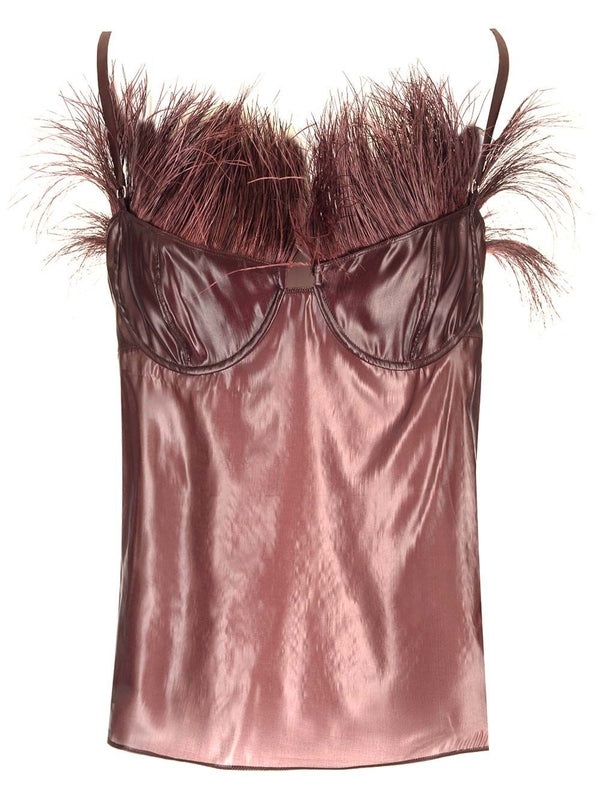 Organza Sleeveless Top