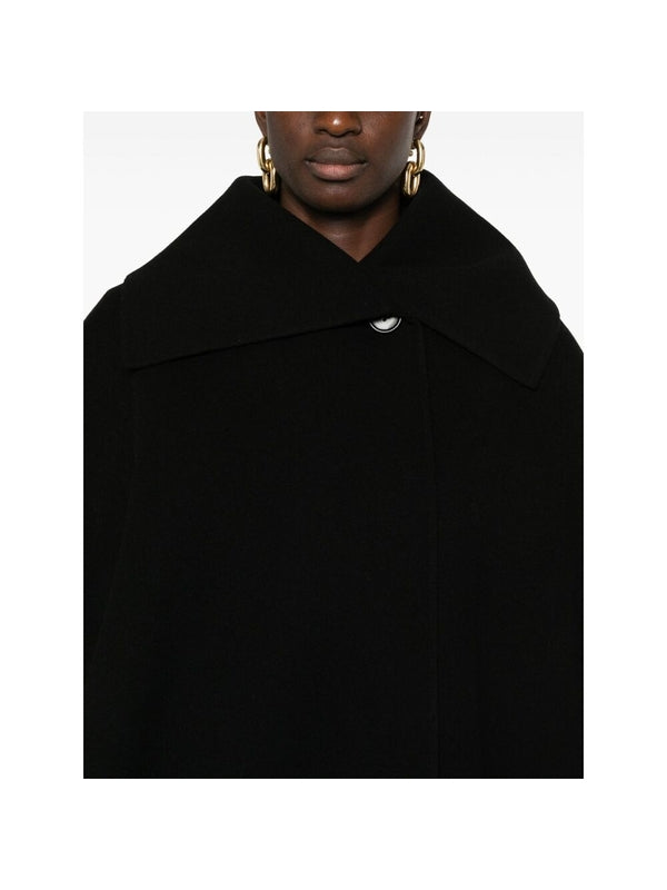 Wool Cashmere Cape Coat