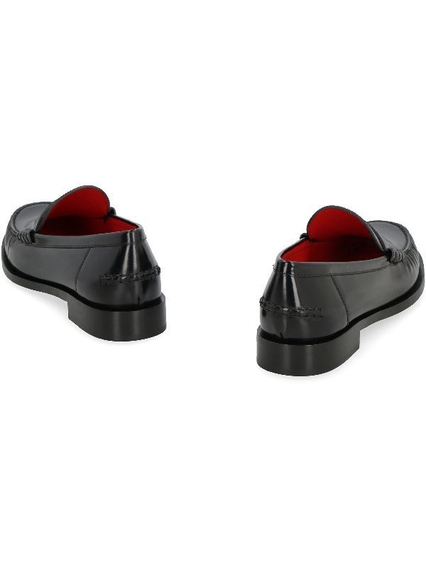 ブラッシュドカーフスキンローファー