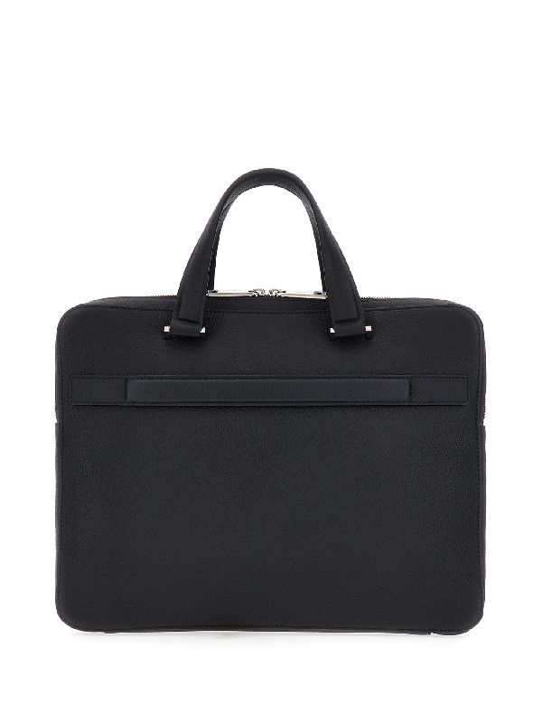 Allover Gancini Logo Calfskin
  Briefcase