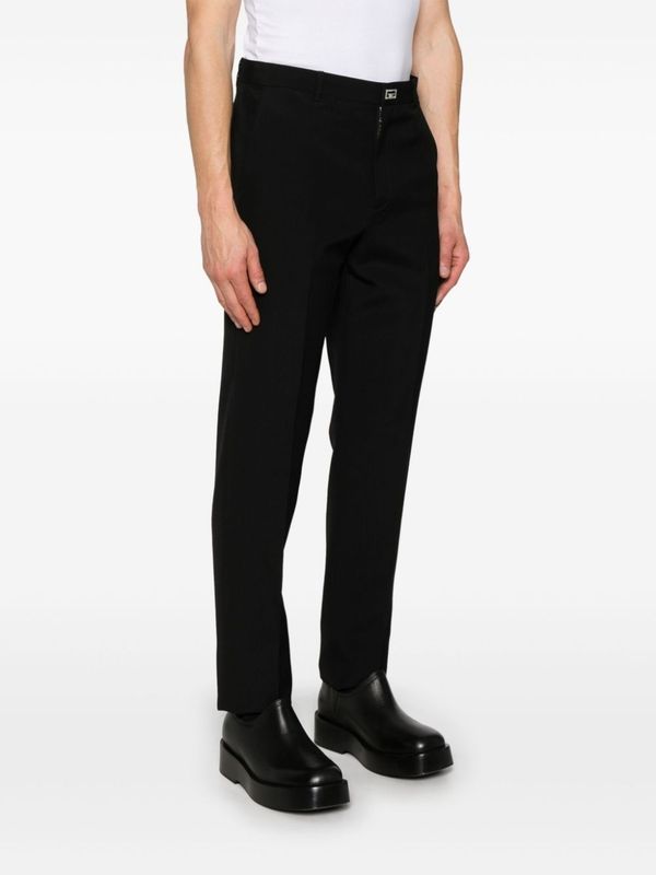 2g Clip Detail Wool Tailored Pants