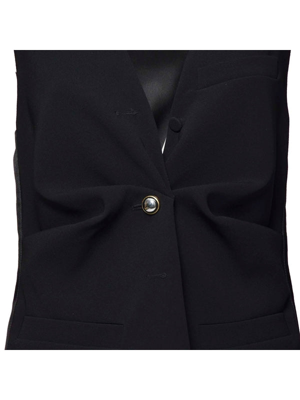 Button V-neck Vest