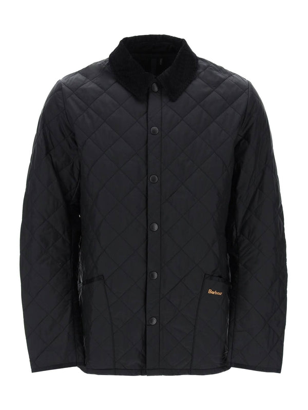 Barbour - Corduroy Collar Quilted Nylon Jacket - Jente