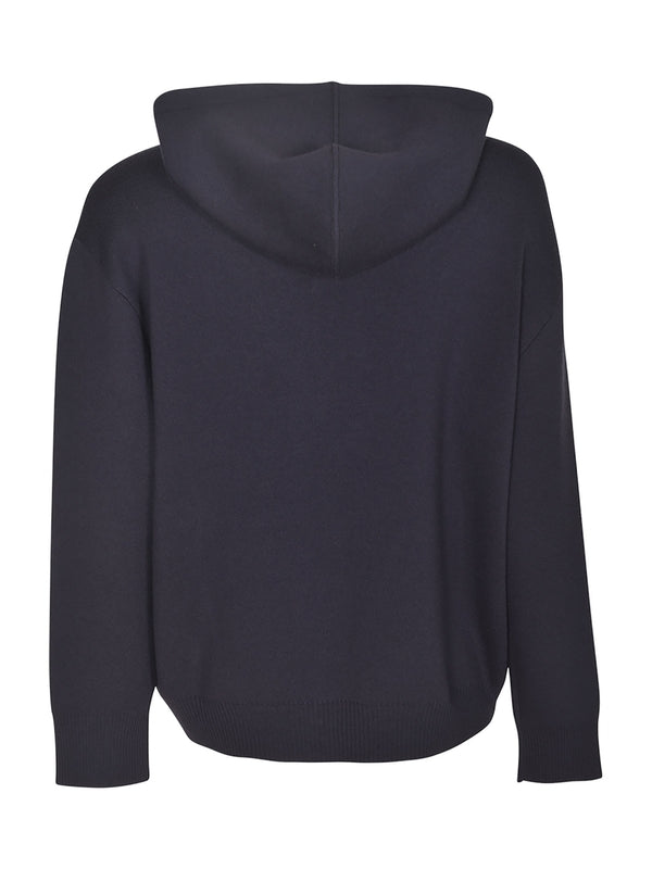 Wool Hoodieed Zip-up