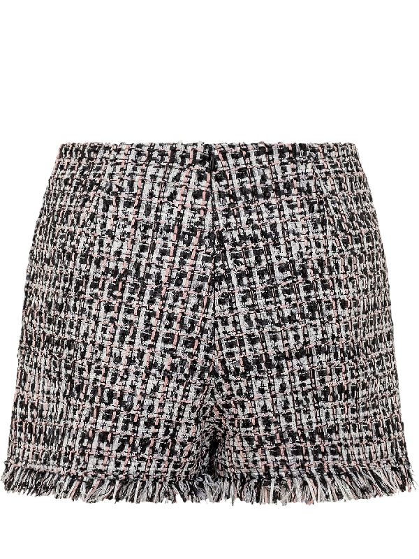 Boucle Fringe Detail Shorts