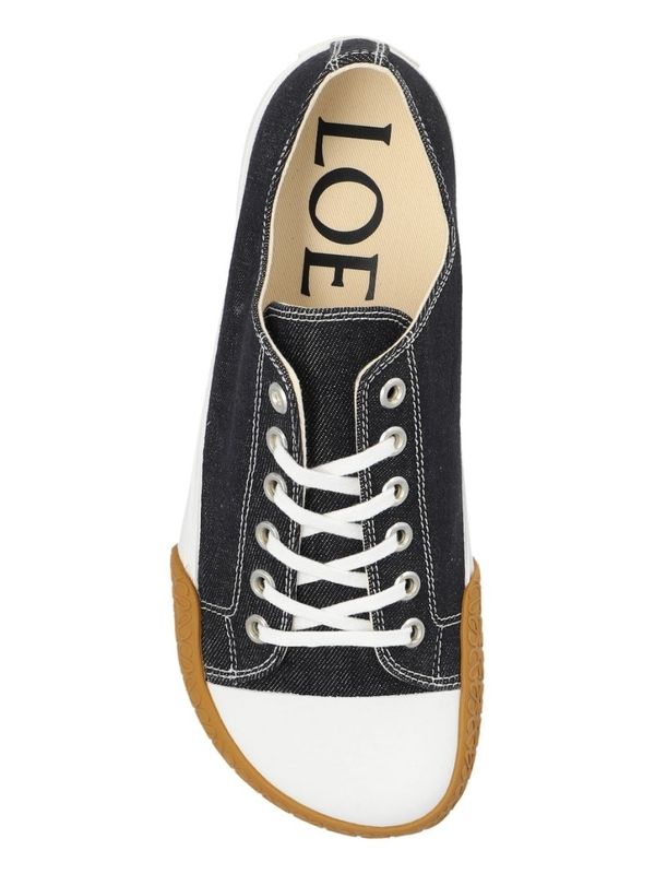 Block Denim
  Low Top Sneakers
