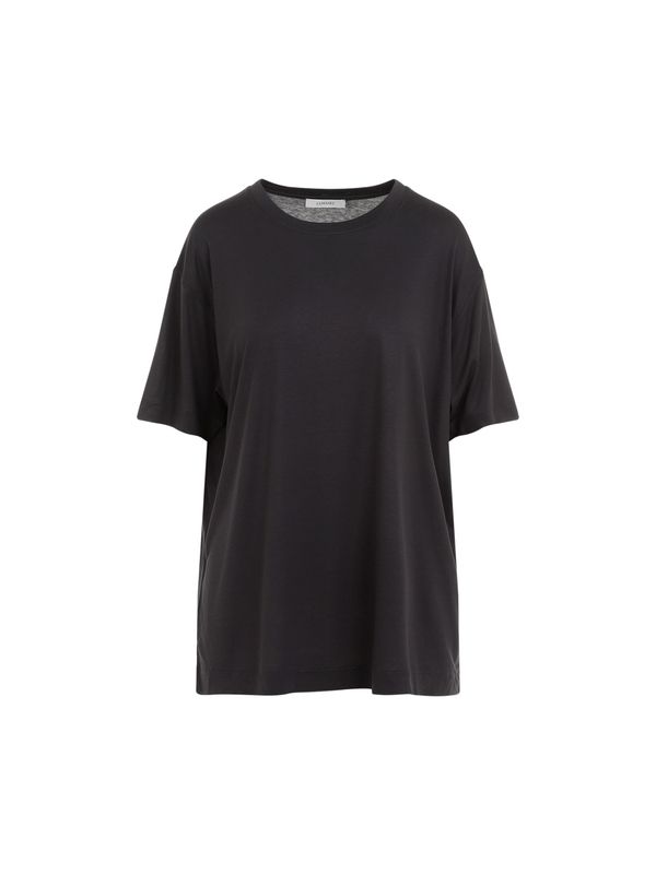 Crewneck Silk Short Sleeve T-Shirt