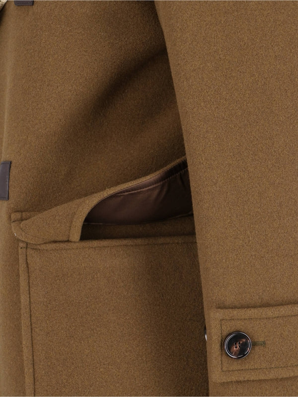 BURBERRY - Wool Blend Hooded Duffel Coat - Jente