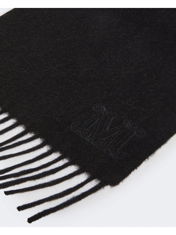 Max Mara Black Wool Mufflers