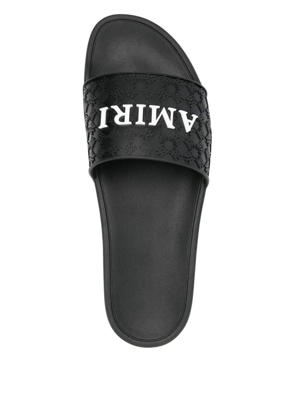 Amiri Black Slides