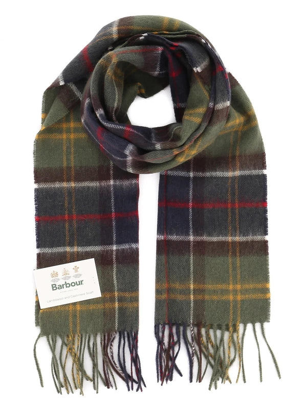 Barbour Checked Wool Mufflers