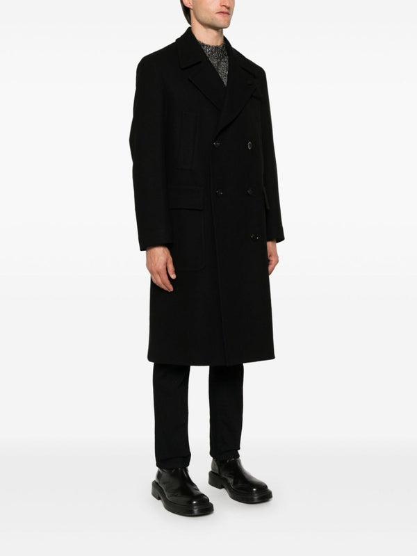 Boutonniere Double Wool Blend Coat