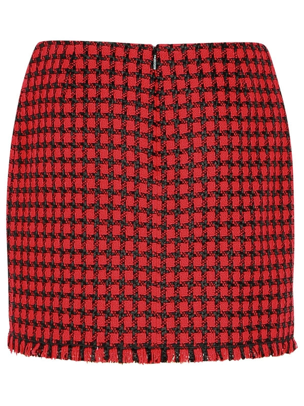 Wool Blend Mini Skirt