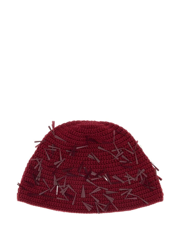 Alanui Burgundy Beanies
