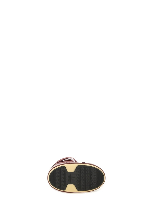 Moon Boot Burgundy Lace-Up Boots