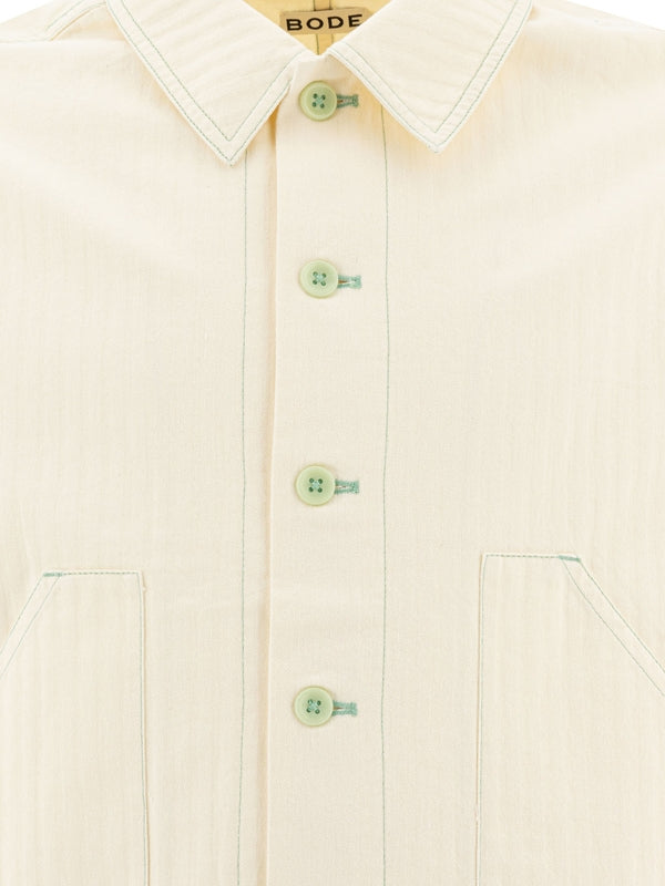 Logo Label Cotton Jacket