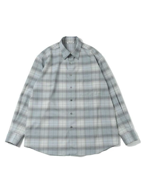 Check Pattern Wool Shirt