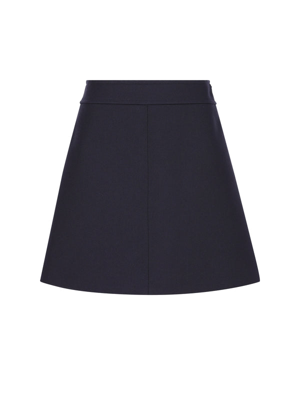 Wool Mini Skirt