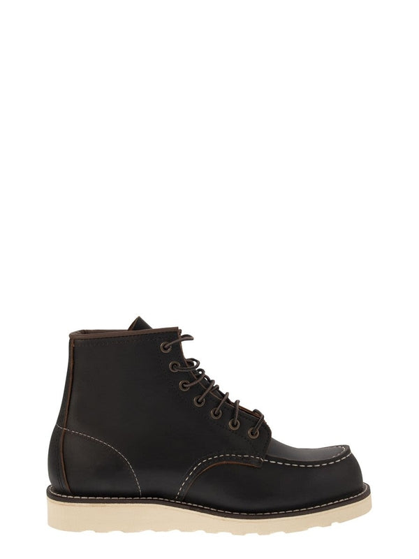 Red Wing Black Lace-Up Boots