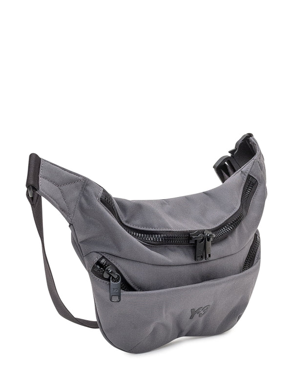 Y-3 Grey Belt Bags