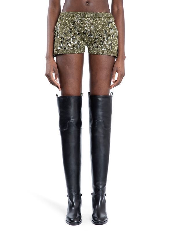 Tweed Sequin Decorated Shorts