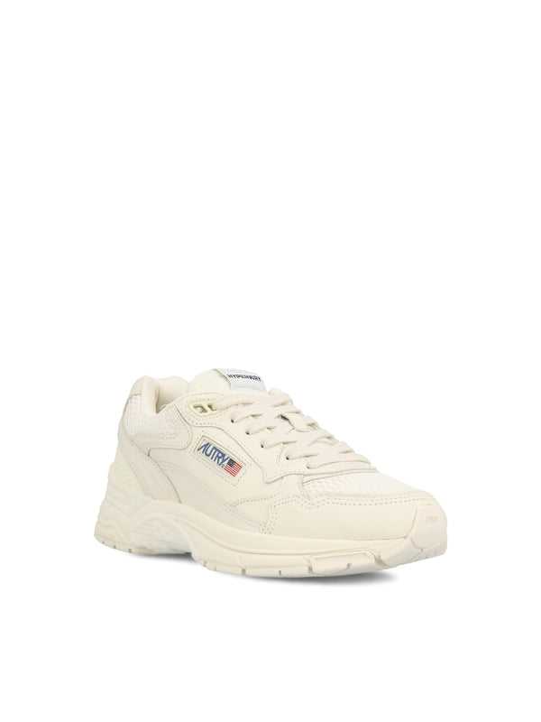 Autry Beige Low Top Sneakers