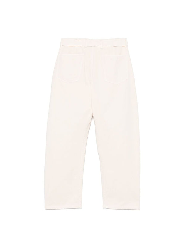 Twisted Belt Denim Pants