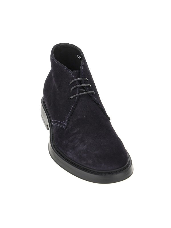 Ducals Black Lace-Up Boots