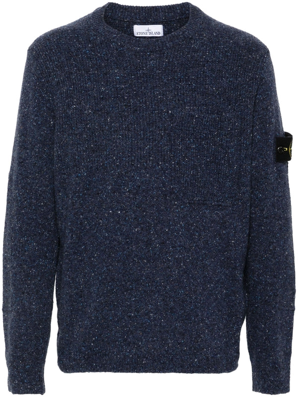 Wappenpatch Crewneck Wool
  Blend Knit