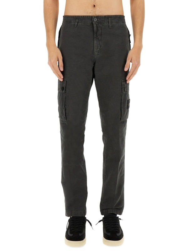 Wappen Patch Cotton Cargo Pants
