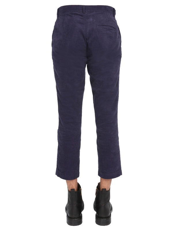 Blue Velvet Chino Pants