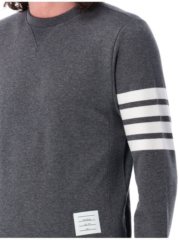 4-Bar Cotton Sweatshirt