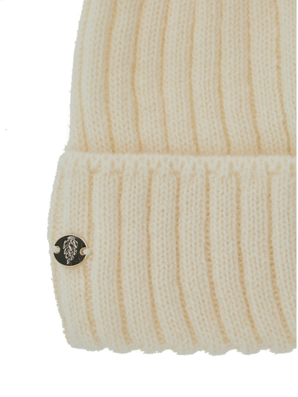 Tiana Pom Pom Wool Cashmere Beanie