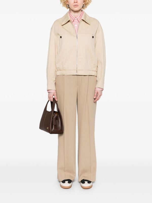 Double Pocket Cotton Blend Jacket