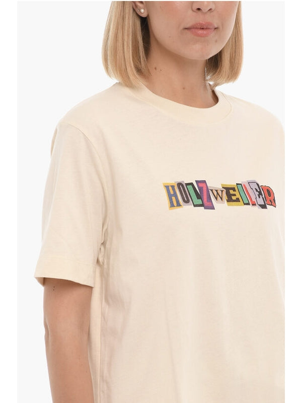 Holtzbaylor Beige Short Sleeve T-Shirt