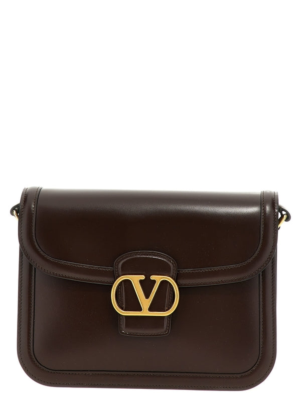 9To5 V Logo
  Decorated Leather Shoulder Bag