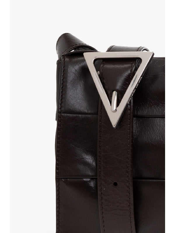 Calfskin
  Triangle Buckle Small Cassette Bag