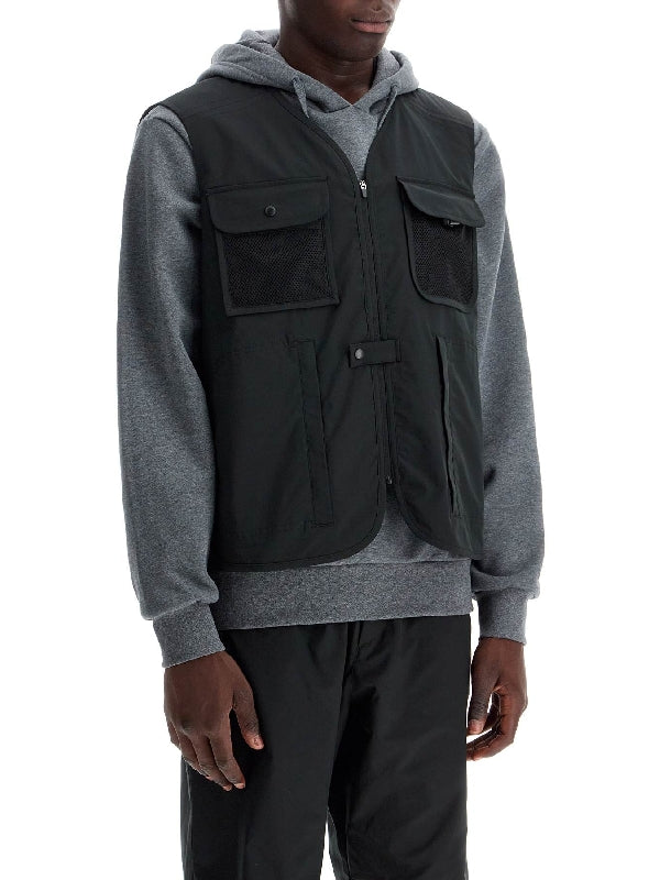 Alban Mesh Pocket Zip-Up Vest - Jente