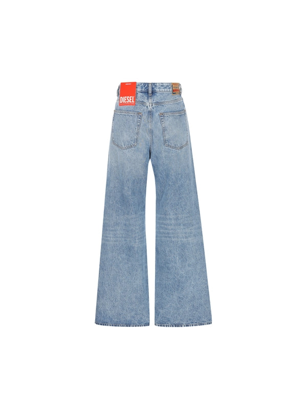 1006 D Sire Washed Wide Denim Pants