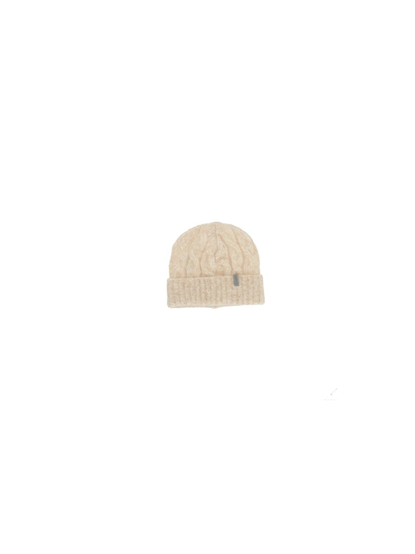 Monili Detail Wool Mohair
  Beanie