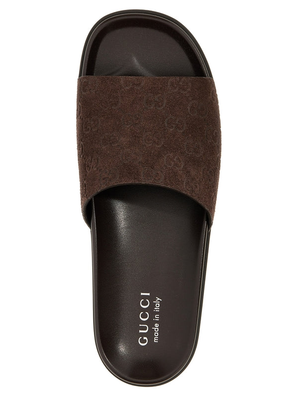 Gucci Brown Slides