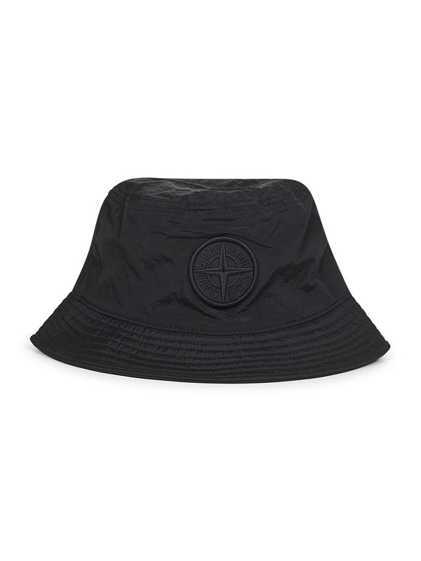 Stone Island Black Bucket Hats