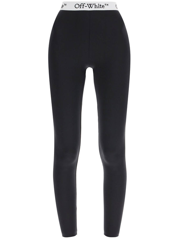 Logo Banding Nylon Leggings