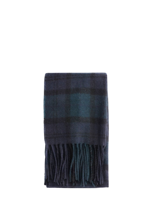 Barbour Navy Wool Mufflers